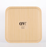 Maze Truffle/White Square Tray - SOLD OUT
