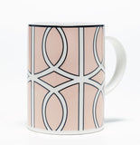 Loop Blush/White Mug (Black)