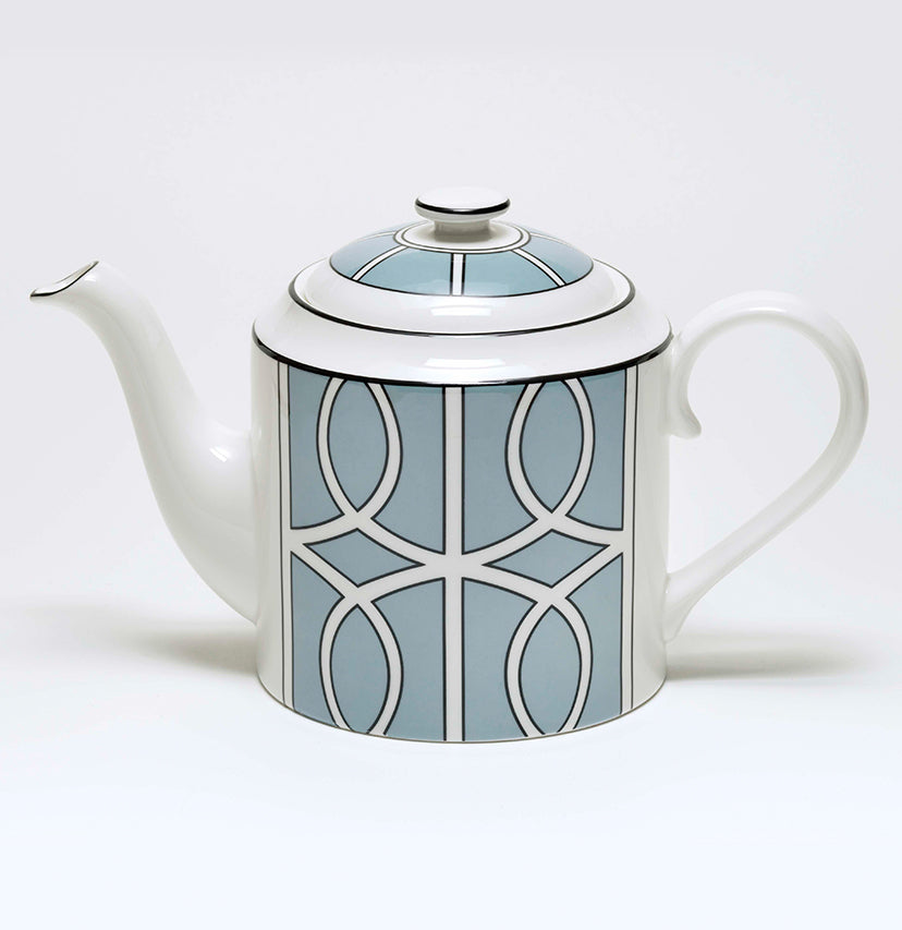 Loop Duck Egg/White Teapot