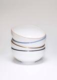 Duck Egg/White Bowl