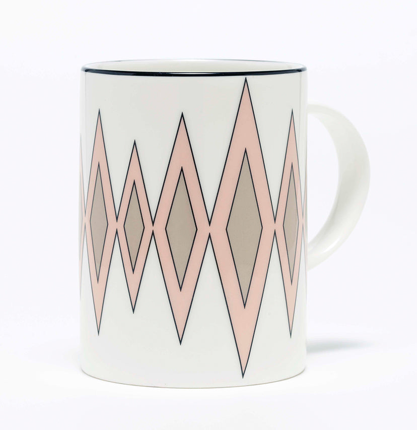 Diamond Blush/Truffle Mug