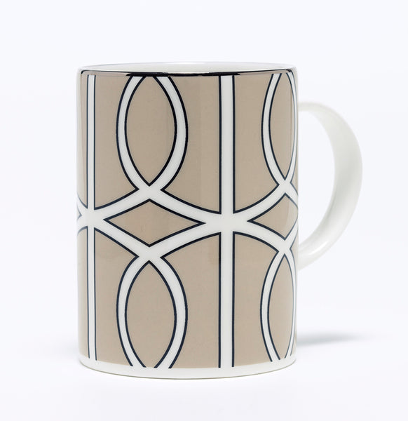 Loop Truffle/White Mug (Silver)