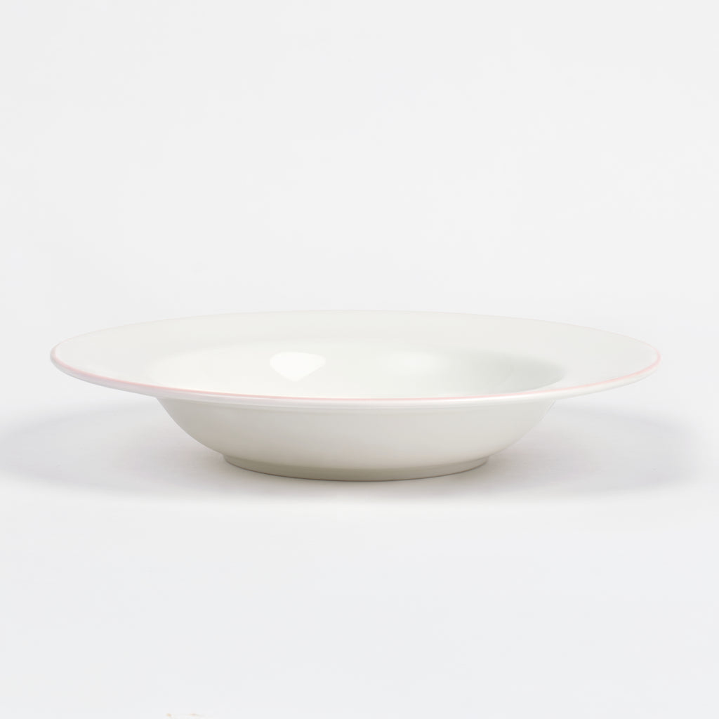 Blush/White Soup Bowl