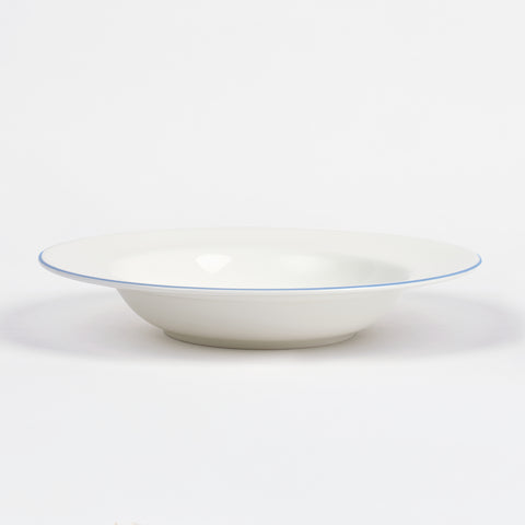 Cornflower Blue/White Soup Bowl