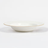 Gold/White Soup Bowl