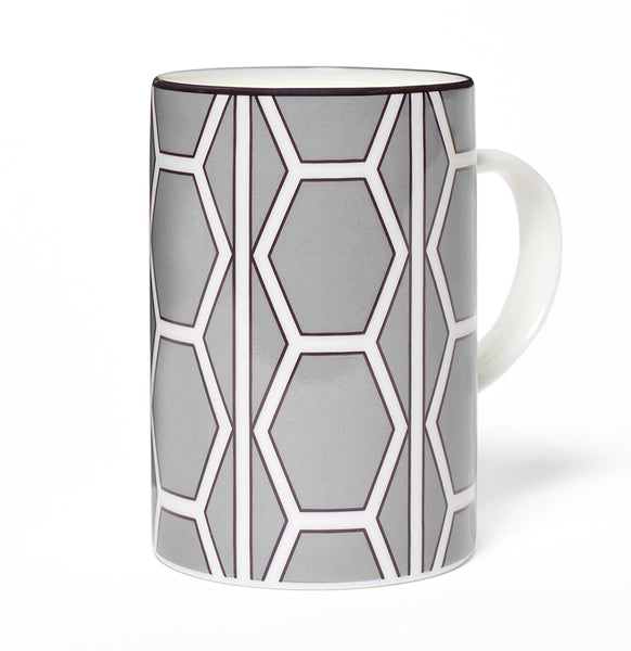 Hex Grey/White Mug