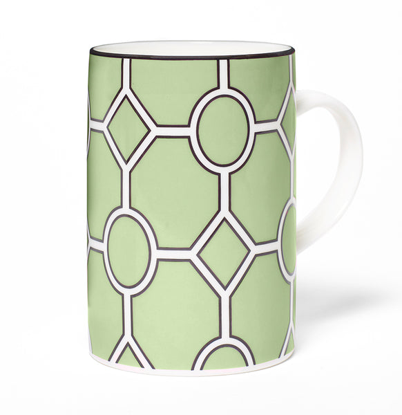 Hoop Apple Green/White Mug
