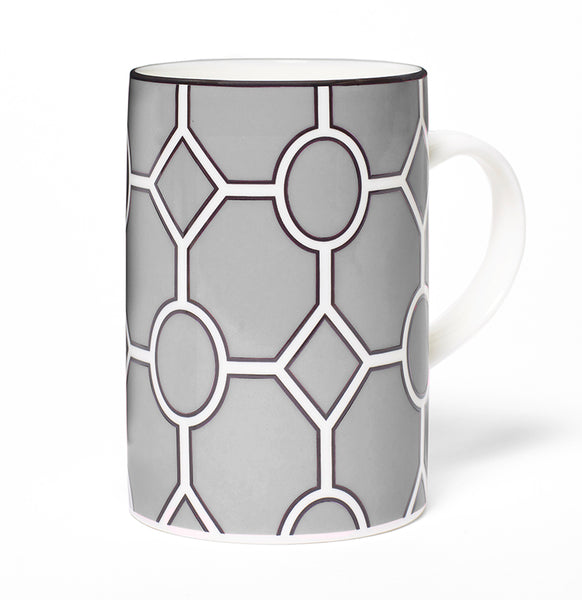 Hoop Grey/White Mug