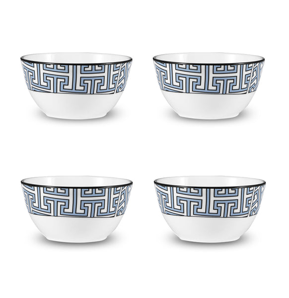 Maze Cornflower Blue Sugar/Nut Bowls Set of 4 - SPECIAL OFFER