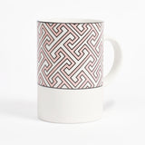 Maze Maxi Blush/White Mug