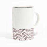 Maze Blush/White Mug