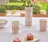Diamond Blush/Truffle Rectangular Serving Plate
