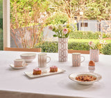 Diamond Blush/Truffle Rectangular Serving Plate