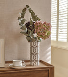 Loop White/Truffle Vase