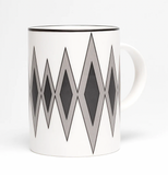 Diamond Grey/Black Rectangular Serving Plate