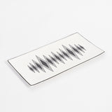 Diamond Grey/Black Rectangular Serving Plate