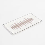 Diamond Blush/Truffle Rectangular Serving Plate