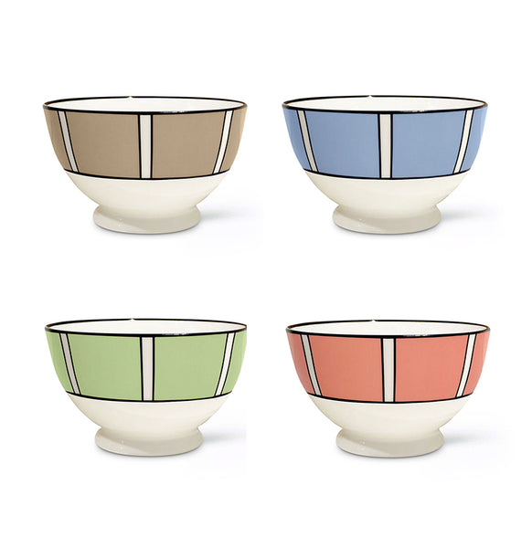 Stripe Nut/Condiment Bowl Set of 4 - SPECIAL OFFER