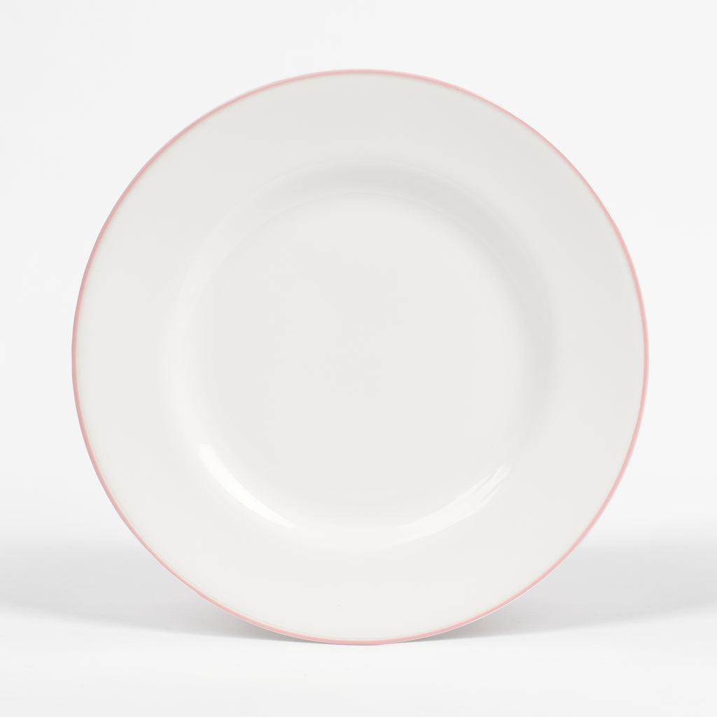 Blush/White Teaplate/Side Plate