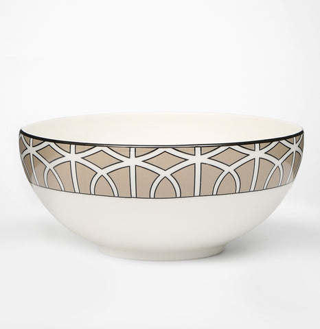 Loop Truffle/White Bowl