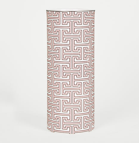 Maze Blush/White Vase