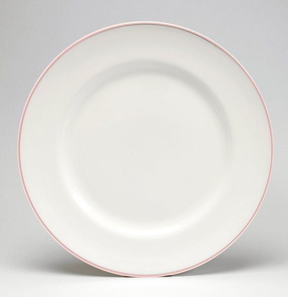 Blush/White Dinner Plate
