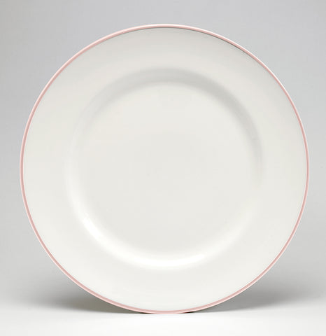 Blush/White Dinner Plate