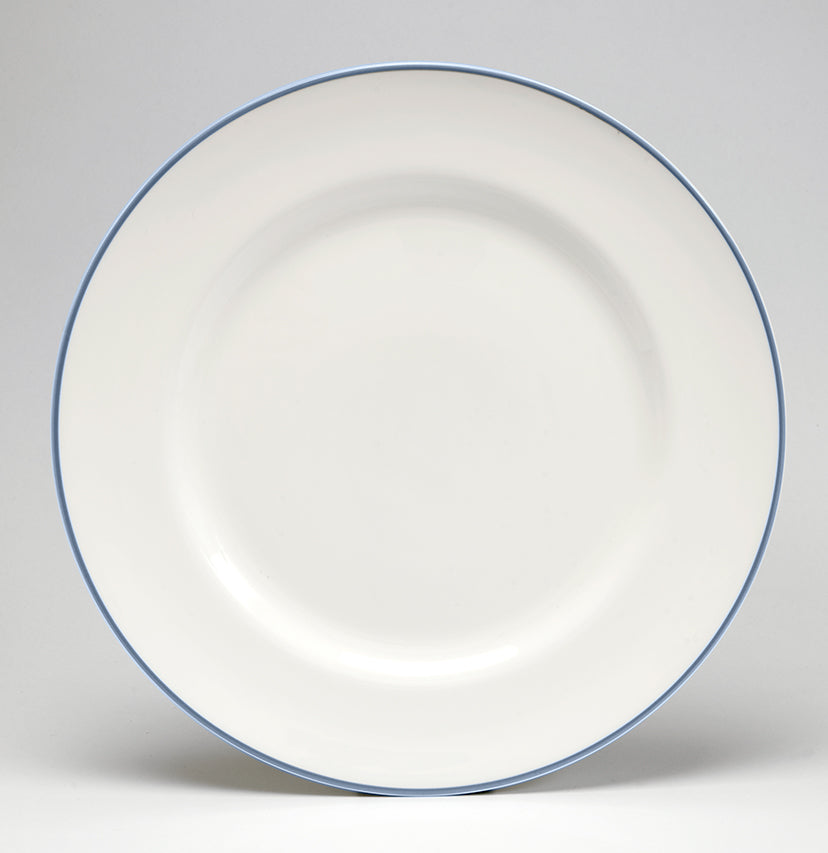 Cornflower Blue/White Dinner Plate