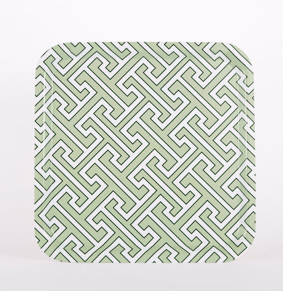 Maze Apple Green/White Tray