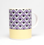 Tile Violet/Yellow Mug