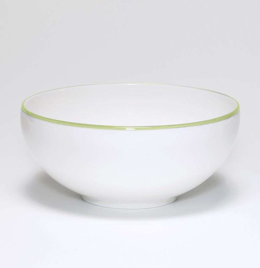 Apple Green/White Bowl