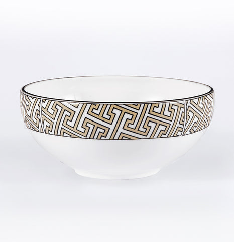 Maze Truffle/White Bowl