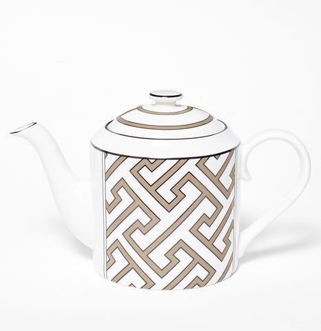 Maze Truffle/White Teapot