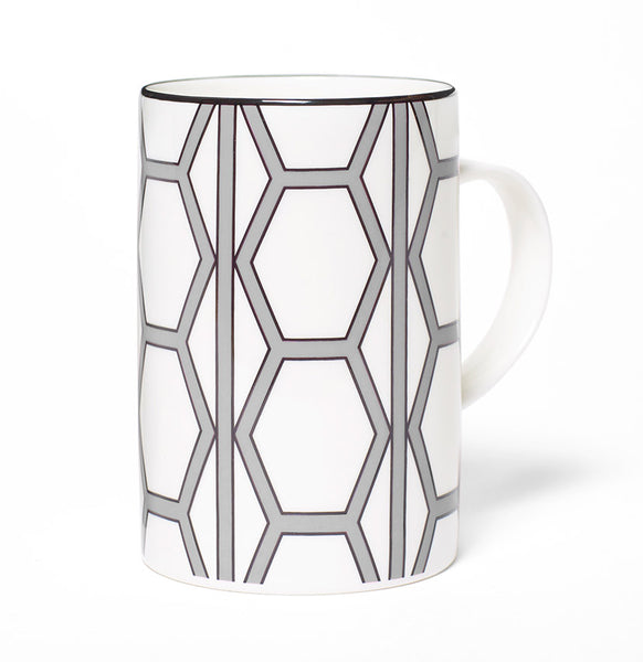 Hex White/Grey Mug