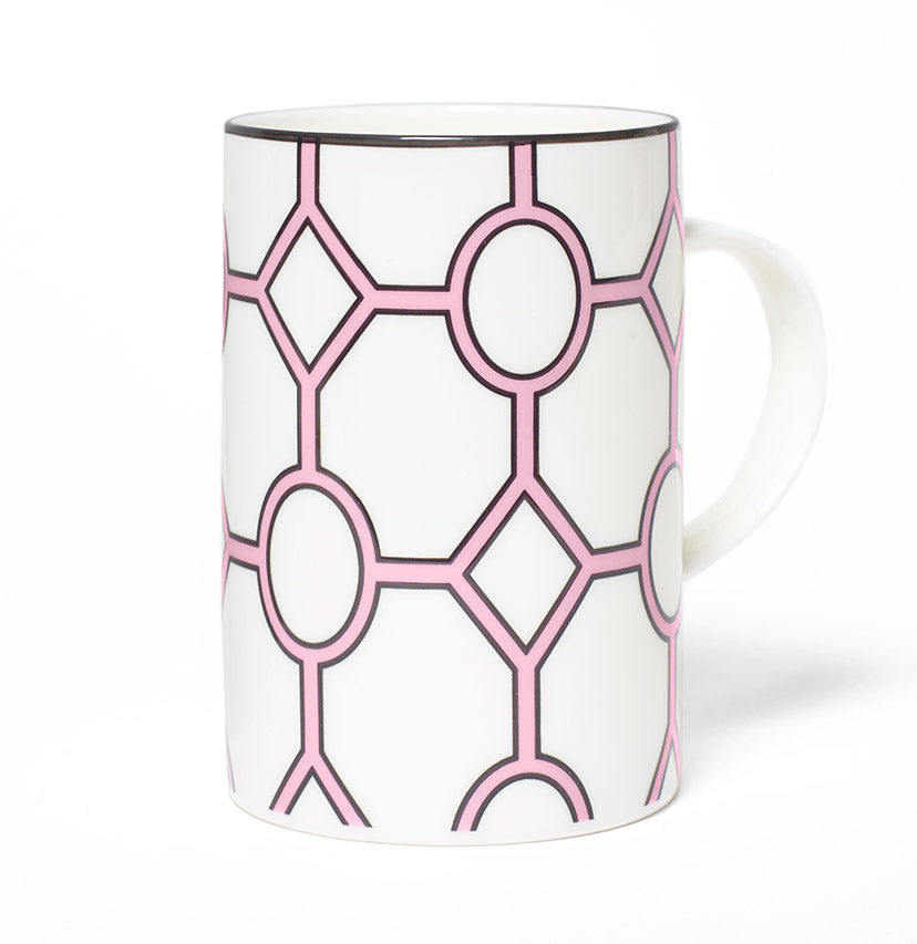 Hoop White/Pink Mug