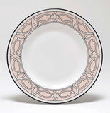 Loop Blush/White Teaplate/Side Plate Outer Design (Black)